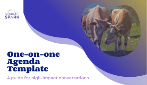 One on one Agenda Template Scarlet Spark