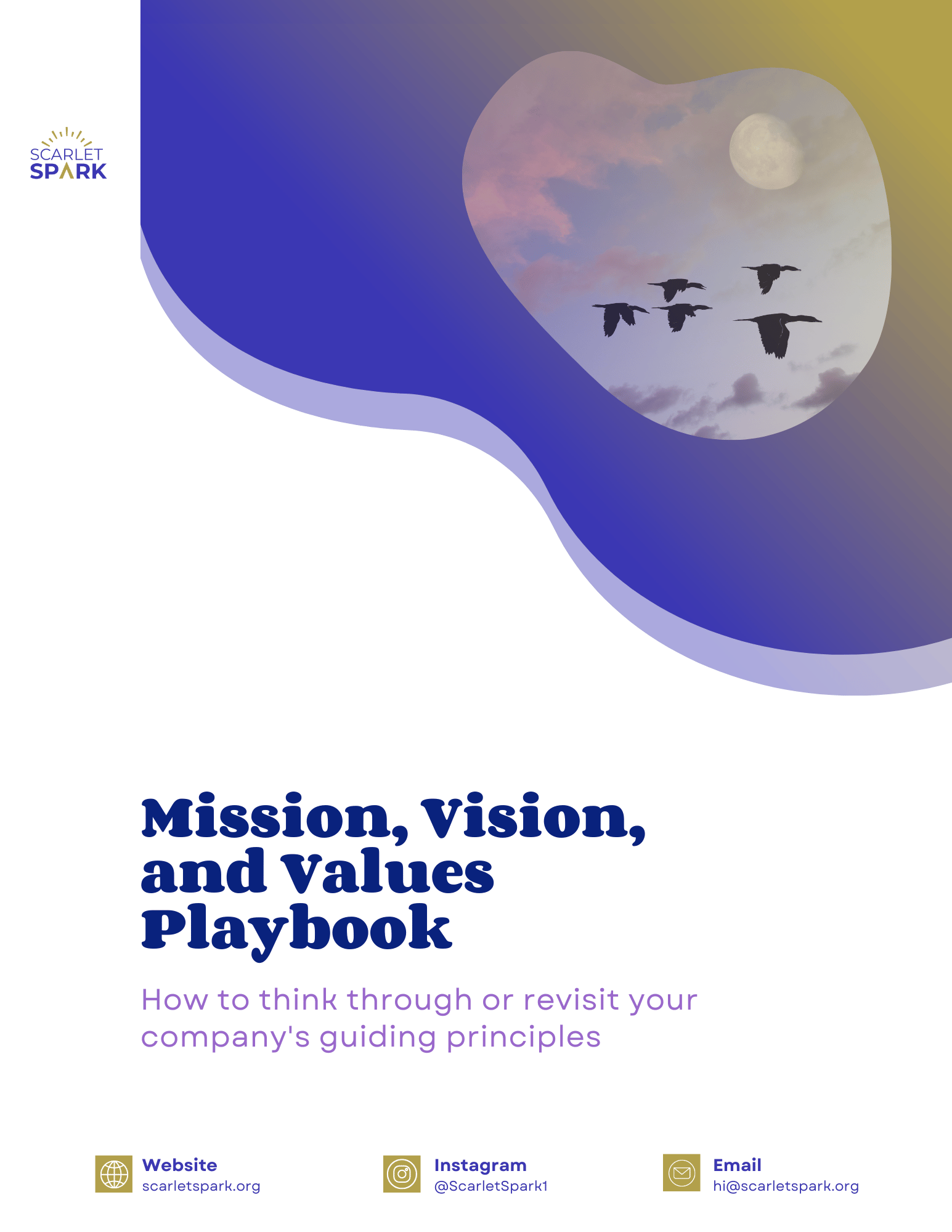 Mission, Vision, and Values Playbook Cover Image